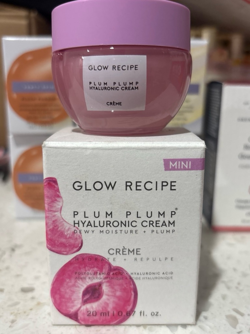 Glow Recipe Pink Plum Plump Hyaluronic Cream Mini Jar
